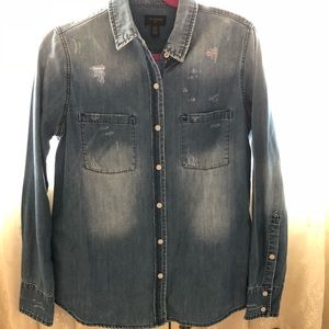 💙True Religion Denim Top